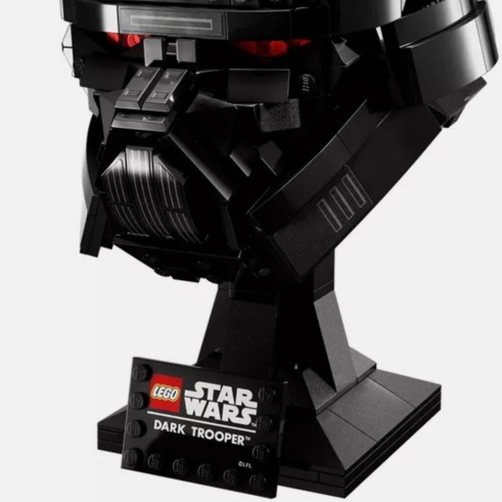New Sealed Lego Star Wars Dark Trooper Helmet Retired & Collectible Set 75343 - Picture 6 of 10
